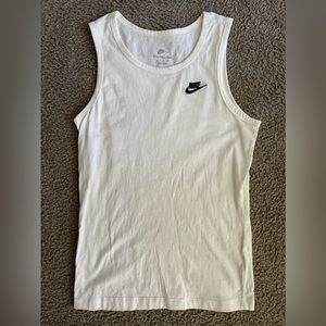 White Nike Tank top XS
